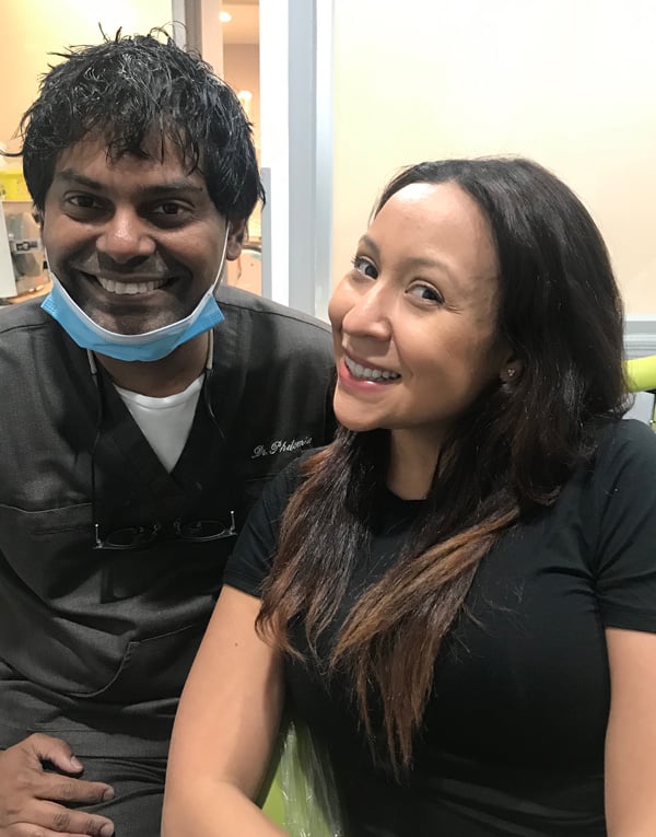 Carol after smile makeover procedure