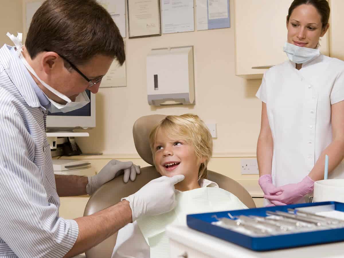 A Child Getting Ready For A Dental Sealant Procedure In Washington Heights