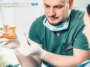 Expert Dentist Explaining The Different Types Of Dental Implants In Washington Heights, NY