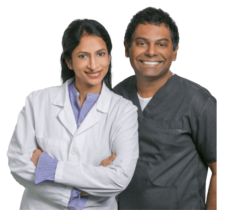 Dr. Divya Adusumilli, DDS and Dr. Arvind Philomin, DDS